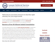 Tablet Screenshot of lawreferral.org